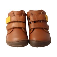 CHAMELIION Halbschuh chestnut nappa leather fleece Klettverschluss Weite/W