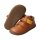 CHAMELIION Halbschuh chestnut nappa leather fleece velcro Weite/W 30
