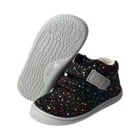 WOLFY Halbschuh mult.black velours leather wool Klettverschluss Weite/W
