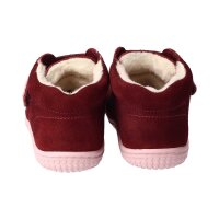 WOLFY Halbschuh berry velours leather wool velcro Weite/W