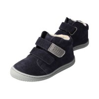 WOLFY Halbschuh navy velours leather wool Klettverschluss Weite/W