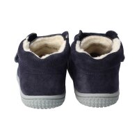 WOLFY Halbschuh navy velours leather wool velcro Weite/W