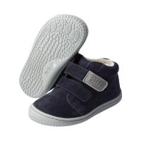 WOLFY Halbschuh navy velours leather wool Klettverschluss...
