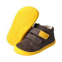 WOLFY Halbschuh graphit velours leather wool Klettverschluss Weite/W