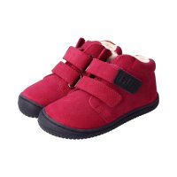 WOLFY Halbschuh pink velours leather wool Klettverschluss...