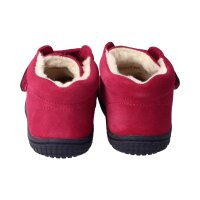 WOLFY Halbschuh pink velours leather wool Klettverschluss Weite/W