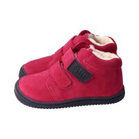 WOLFY Halbschuh pink velours leather wool Klettverschluss Weite/W