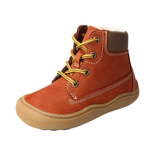 TIMBII Winterstiefel TEX-Membrane chestnut nubuk leather wool zipper Weite/W 23