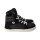 CHAMPI Sneaker/ Turnschuh black/white 12.0 textil zipper laces Weite/W 30