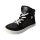 CHAMPI Sneaker/ Turnschuh black/white 12.0 textil zipper laces Weite/W 30