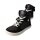 CHAMPI Sneaker/ Turnschuh black/white 12.0 textil zipper laces Weite/W 38
