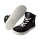 CHAMPI Sneaker/ Turnschuh black/white 12.0 textil zipper laces Weite/W 40