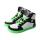 CHAMPI Sneaker/ Turnschuh black/green 12.0 textil zipper laces Weite/W 29