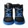CHAMPI Sneaker/ Turnschuh black/blue 12.0 textil zipper laces Weite/W 30