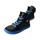 CHAMPI Sneaker/ Turnschuh black/blue 12.0 textil zipper laces Weite/W 30