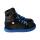 CHAMPI Sneaker/ Turnschuh black/blue 12.0 textil zipper laces Weite/W 30