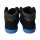CHAMPI Sneaker/ Turnschuh black/blue 12.0 textil zipper laces Weite/W 35
