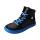 CHAMPI Sneaker/ Turnschuh black/blue 12.0 textil zipper laces Weite/W 35