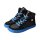 CHAMPI Sneaker/ Turnschuh black/blue 12.0 textil zipper laces Weite/W 36