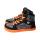 CHAMPI Sneaker/ Turnschuh black/orange 12.0 textil zipper laces Weite/W 38