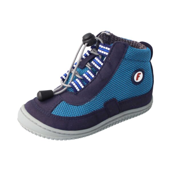 FLYING-FOX Halbschuh royal blue vegan textil Weite/W