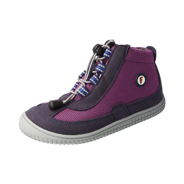 FLYING-FOX Halbschuh lilac vegan textil Weite/W 33