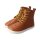 LET`S ROCK Stiefel chestnut vegan textil laces Weite/W