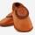 ORANGENKINDER LEO, braun, Bio-Leder, Krabbelschuhe, Hausschuhe, Weite: M+W