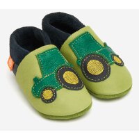 ORANGENKINDER KITA Hausschuhe, Traktor Motiv...