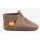 ORANGENKINDER Hausschuh, Fuchs Motiv naturbraun, Bio-Nappaleder Krabbel/Lauflernschuh Weite: W