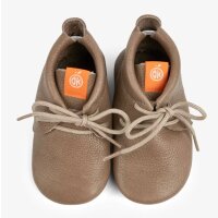 ORANGENKINDER Lauflernschuh für draußen, AMIGO beige, Bio-Nappaleder Wete: W
