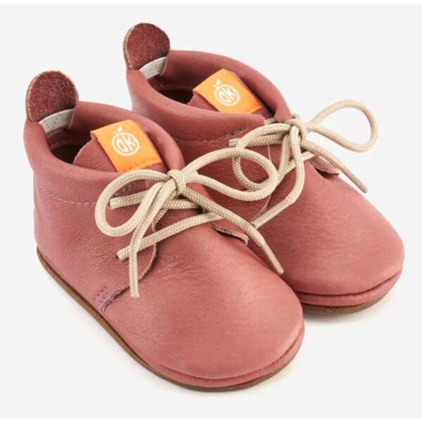 ORANGENKINDER Lauflernschuh für draußen, AMIGO rose, Bio-Nappaleder Weite: W