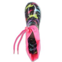 BECK Gummistiefel Blinking Pferd, kein Barfusschuh, multicolor Weite M+W