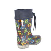 BECK Gummistiefel Blinking Robots Dunkelblau