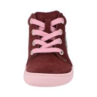 GECK Halbschuh rasberry velours leather laces Weite/M