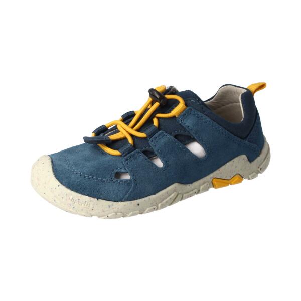SUPERFIT TRACE Sandale blau/gelb, Weite M
