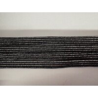 Schnürsenkel Schwarz/Silber Länge:95 cm