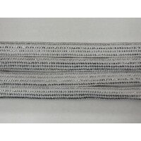 Schnürsenkel Weiß/Silber Länge:100 cm