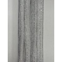 Schnürsenkel Weiß/Silber Länge: 100 cm