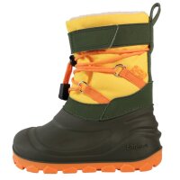 LURCHI JACOB Barfuß-Gummistiefel mit dicker Fütterung aus PES olive Weite M+W