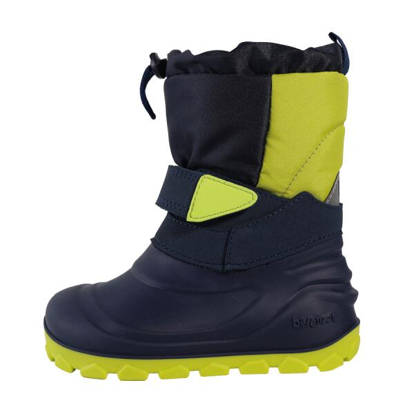 LURCHI JAN Barfuß-Gummistiefel mit dicker Fütterung aus PES navy Weite M+W 31