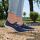 LEGUANO JUNO SAILOR Sneaker Schlupfschuh vegan blau Weite M+W