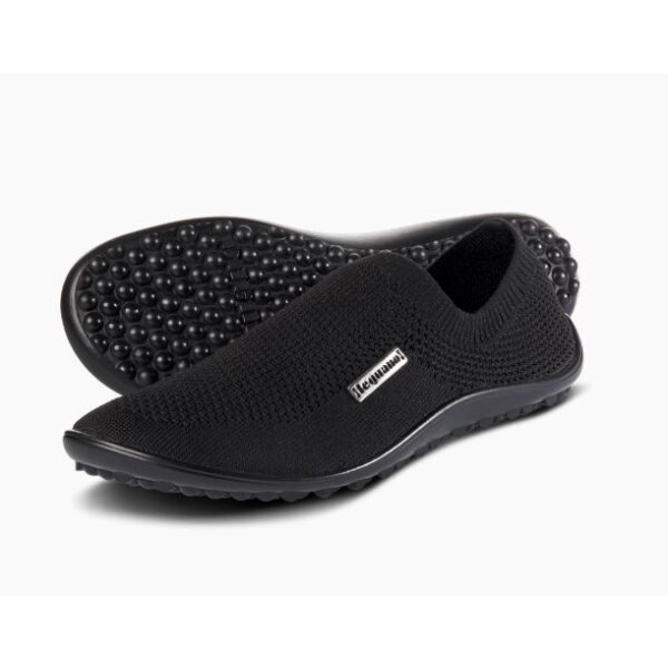LEGUANO SCIO Sneaker Schlupfschuh schwarz Sneaker Weite M