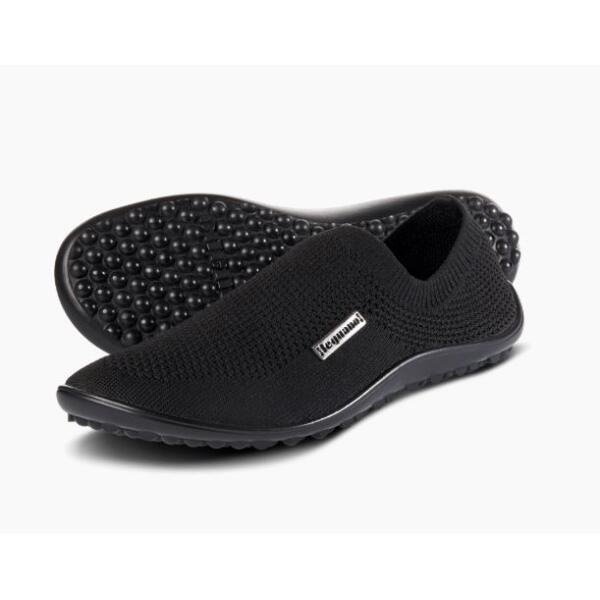 LEGUANO SCIO Sneaker Schlupfschuh schwarz Sneaker Weite M+W
