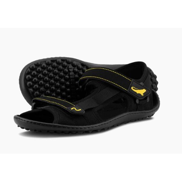 LEGUANO ATTREKKTIVE Sandale unisex schwarz Weite M+W