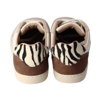 GROUNDIES® NOVA GS1 Sneaker Nubukleder stone/zebra Weite W