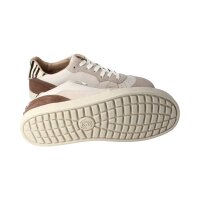 GROUNDIES® NOVA GS1 Sneaker Nubukleder stone/zebra Weite W