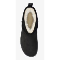 GROUNDIES® COZY BOOT Winterstiefel Nubukleder Schafswolle gefüttert schwarz Weite M 41