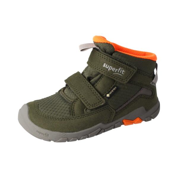 SUPERFIT TRACE Halbschuh GORE-TEX Membrane grün/orange Weite M