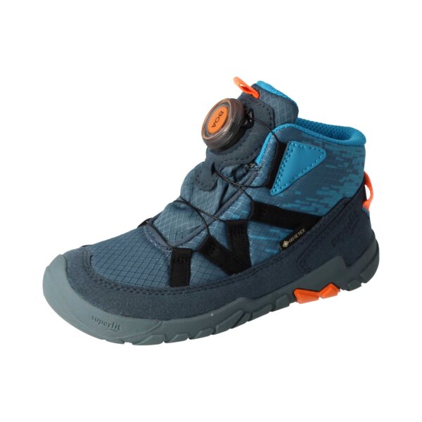 SUPERFIT TRACE Halbschuh BOA® Drehverschluss blau-türkis Weite M